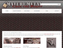 Tablet Screenshot of maturemetal.com